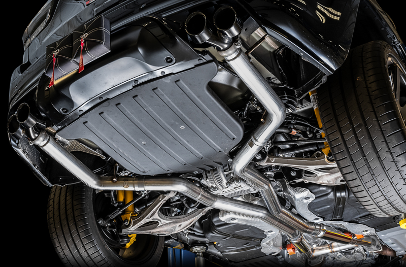 Jeep Grand Cherokee Trackhawk Performance Exhaust - AWE Tuning - Cat Back, Touring Edition, 3” Stainless Steel, Drone-Canceling 180 Technology - `20-`27